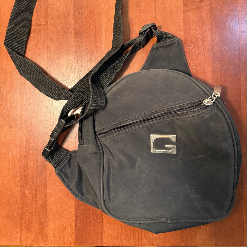 G by Guess Black Belt Bag